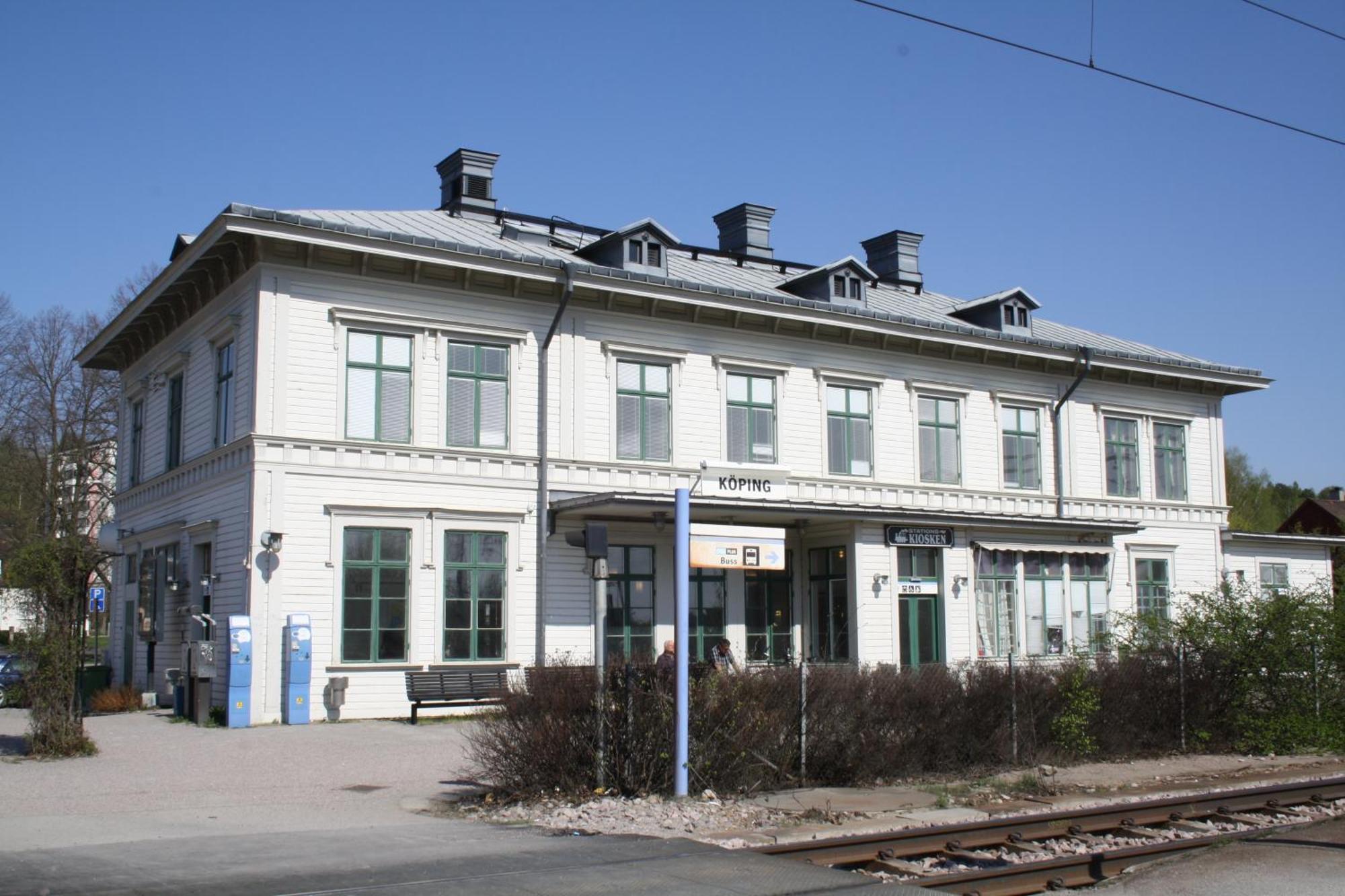 Stationshusets Hotell Och Cafe Köping Eksteriør bilde